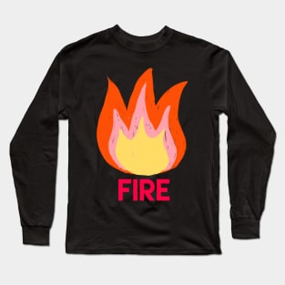 Fire Long Sleeve T-Shirt